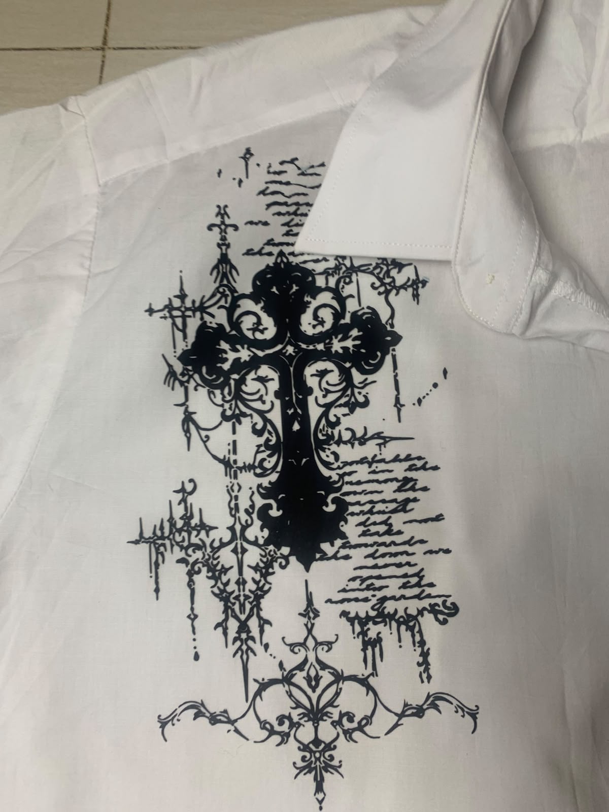 Gothic Boxy Button Up
