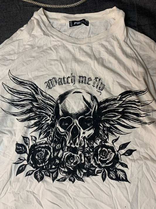White Graphic Tee