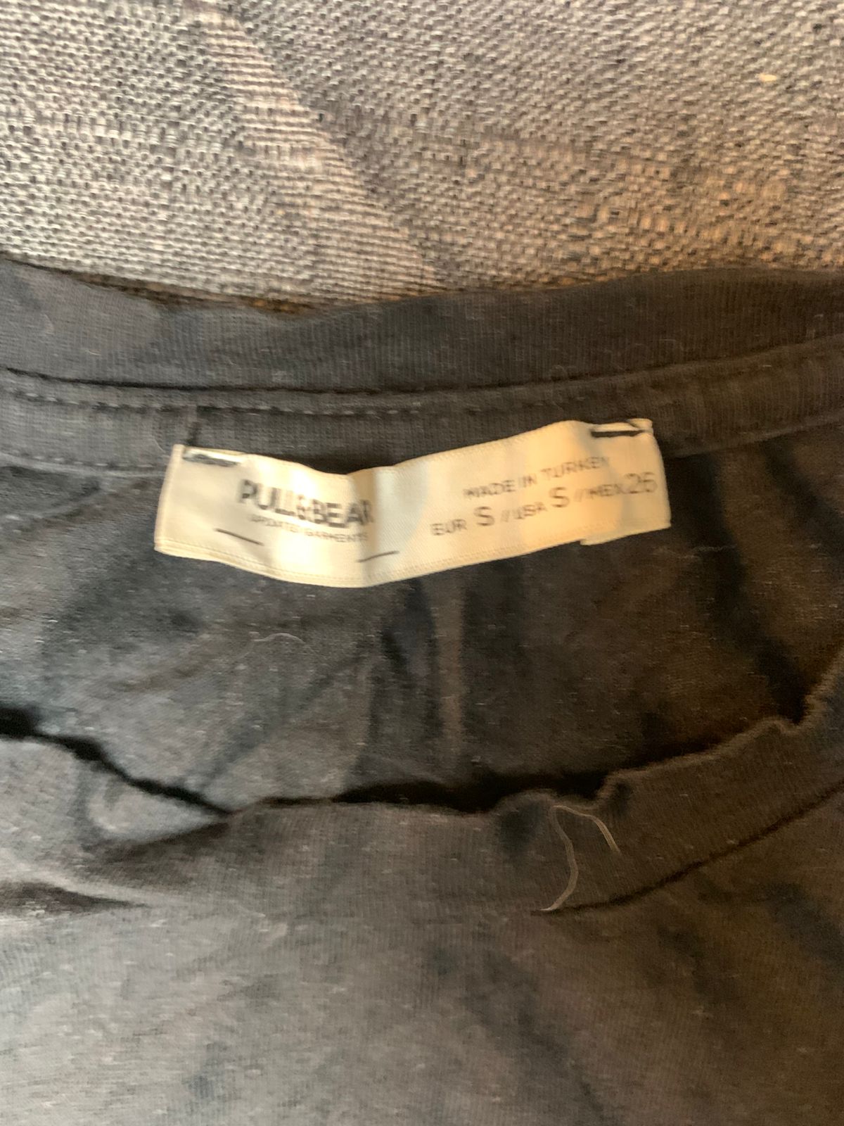 Pull&Bear Crop Top black