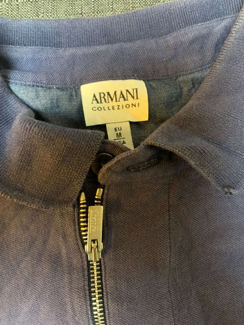 ARMANI Zipup Polo Shirt
