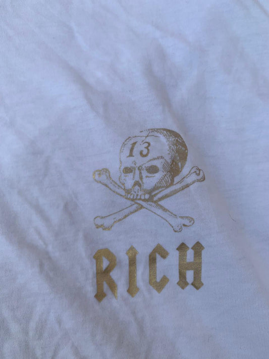 White Ful Sleeve Graphic Tee