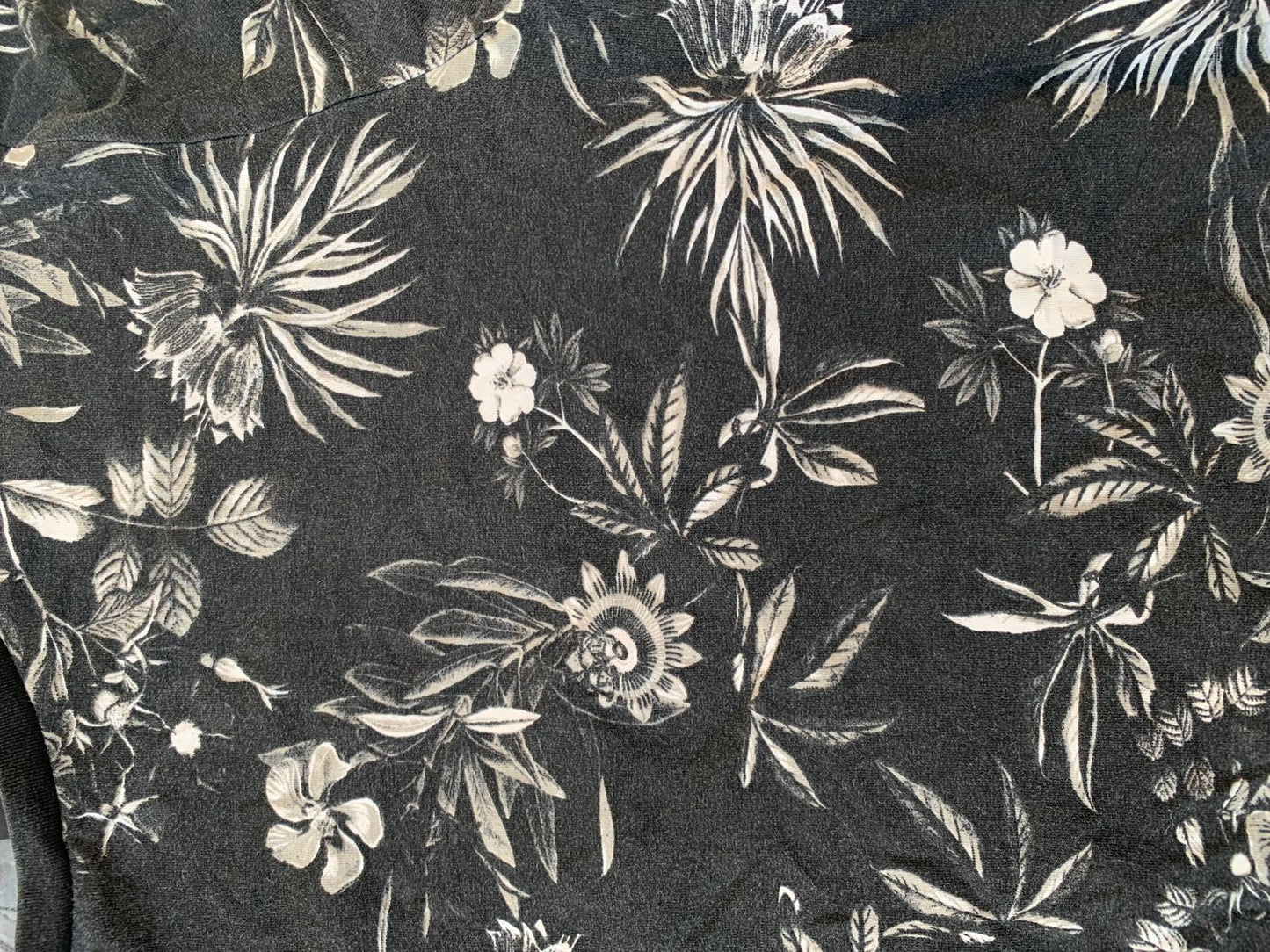 White Floral H&M Tee