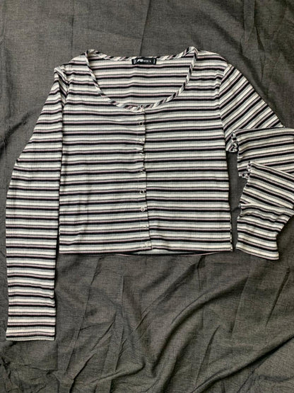 Striped Crop Top