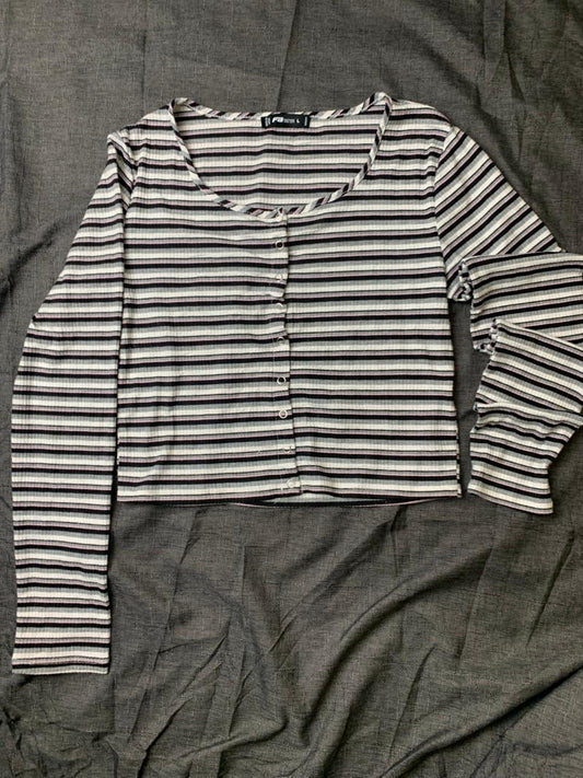 Striped Crop Top