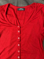 Red crop top