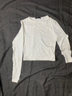 White crop top