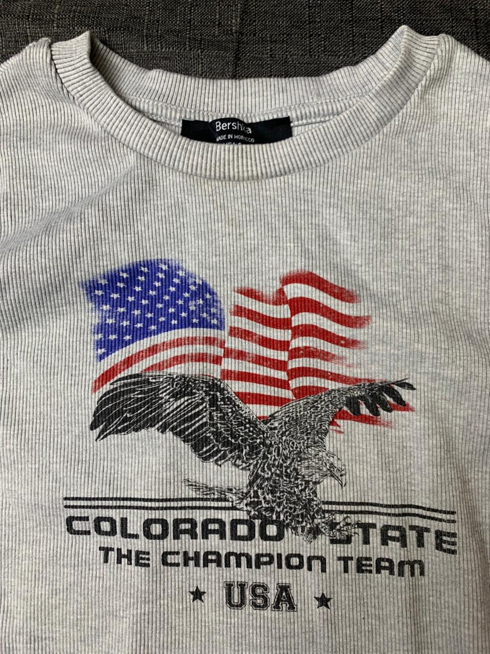 Grey crop top