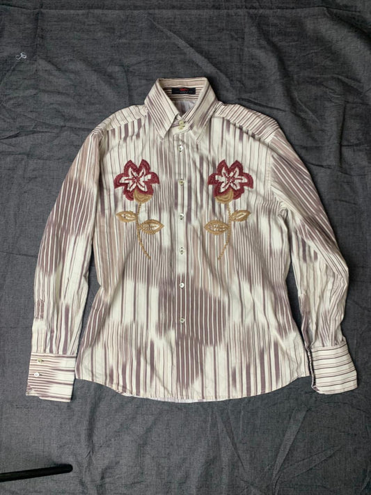 FLower Button Up Full sleeves