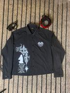 Grphic Full Boxy Button UP