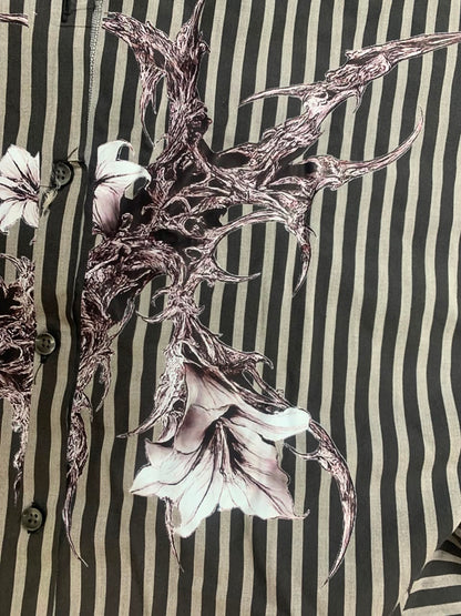 Graphic Full Button Up