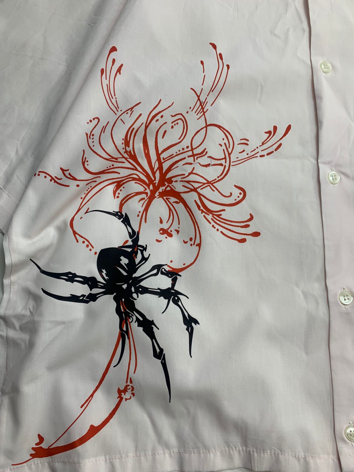 Spider Button Up