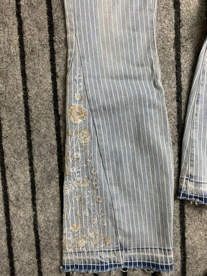 Embroidered jeans