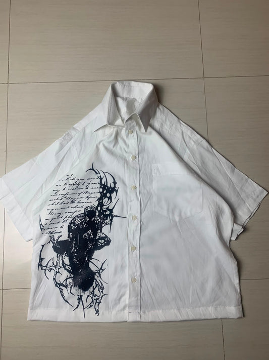 Gothic Spider Button Up