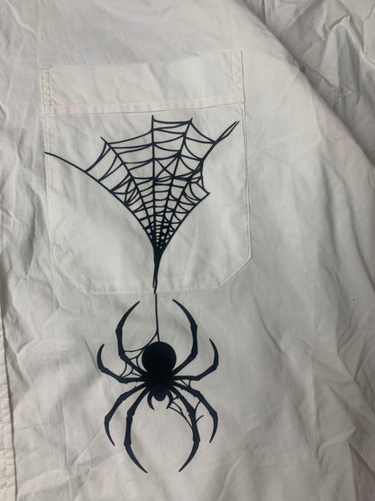 Spider Boxy Button Up