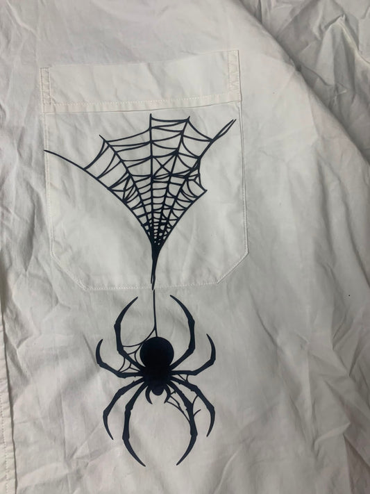 Spider Boxy Button Up