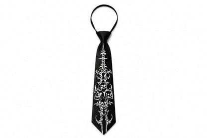 Shadow Seraph Skull Tie