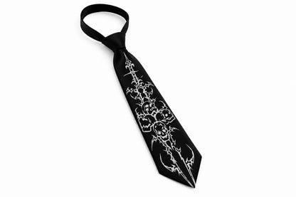 Shadow Seraph Skull Tie