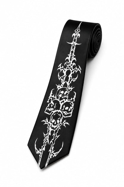 Shadow Seraph Skull Tie