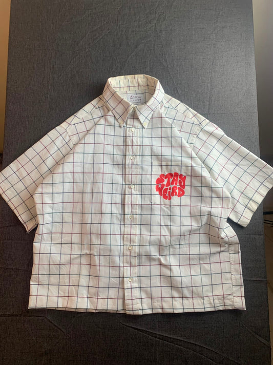 Printed Boxy Button UP