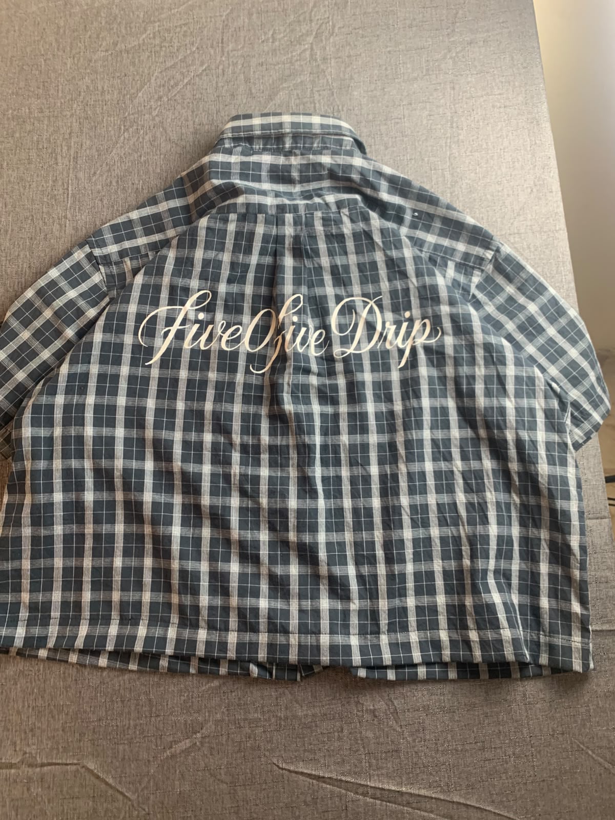 Printed Boxy Button UP