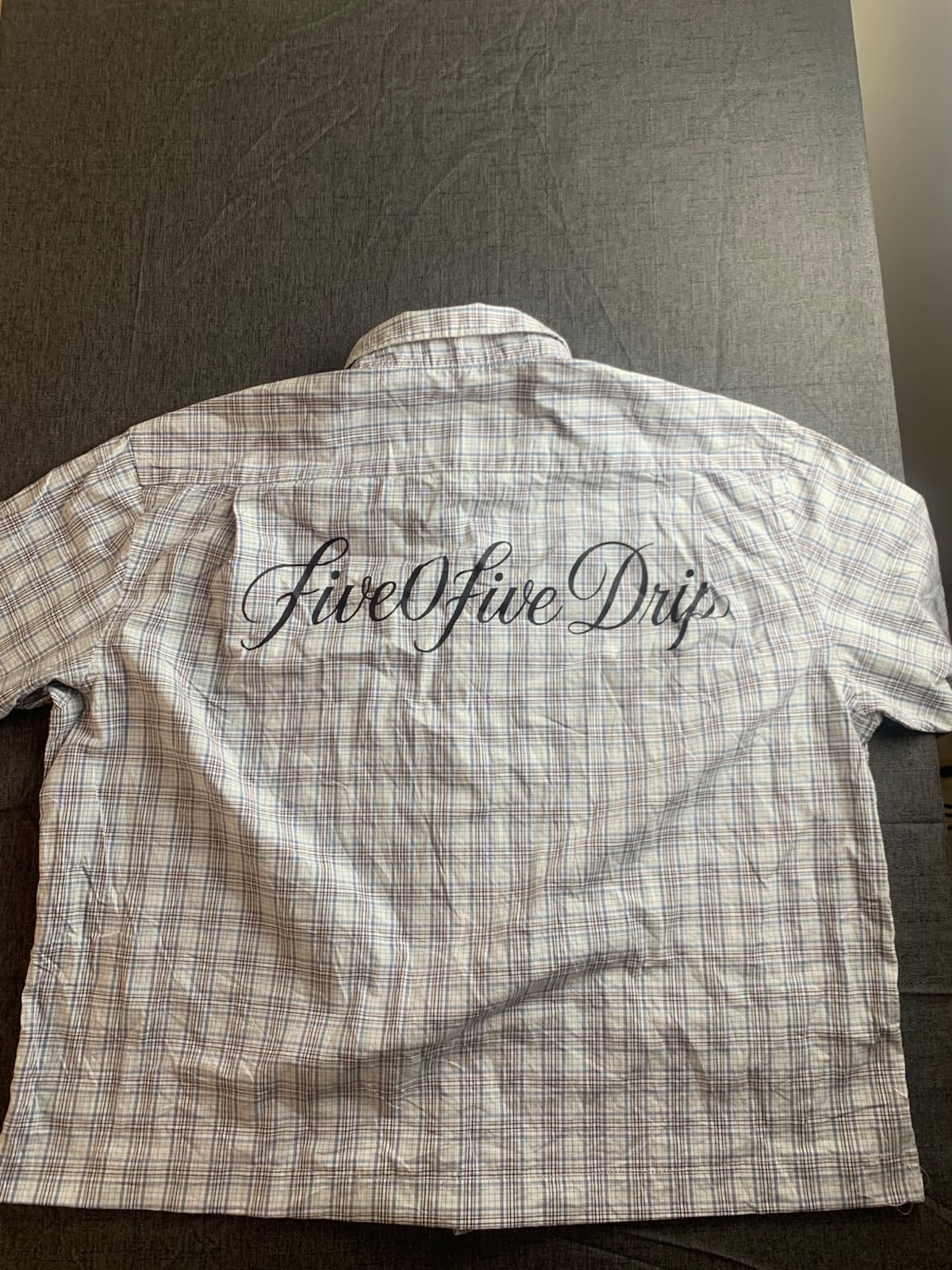 Printed Boxy Button UP