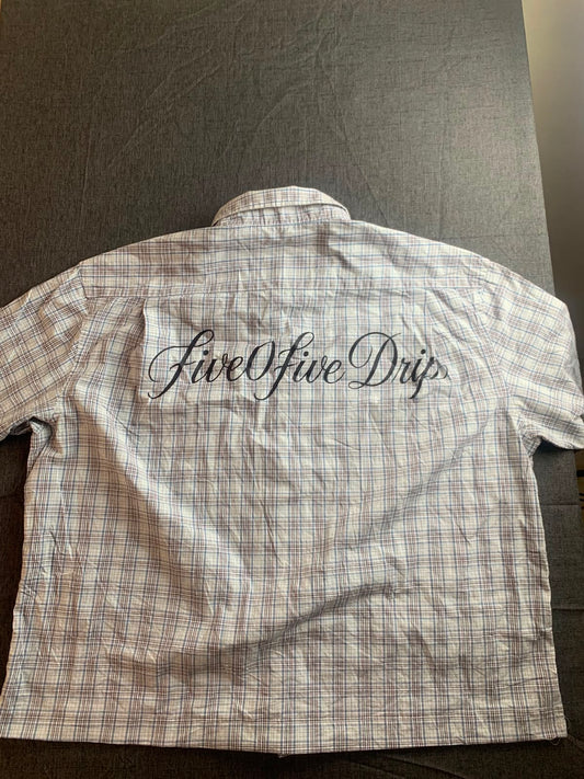 Printed Boxy Button UP