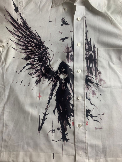 Raven’s Echo Boxy Button Up