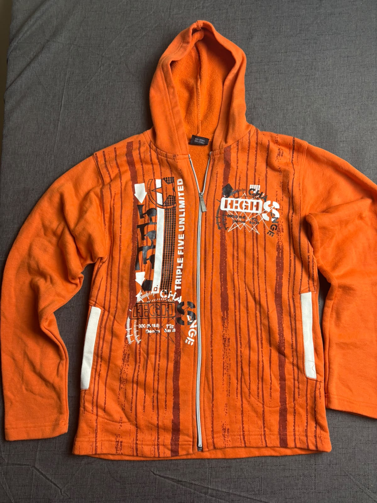 Orange Hoodie