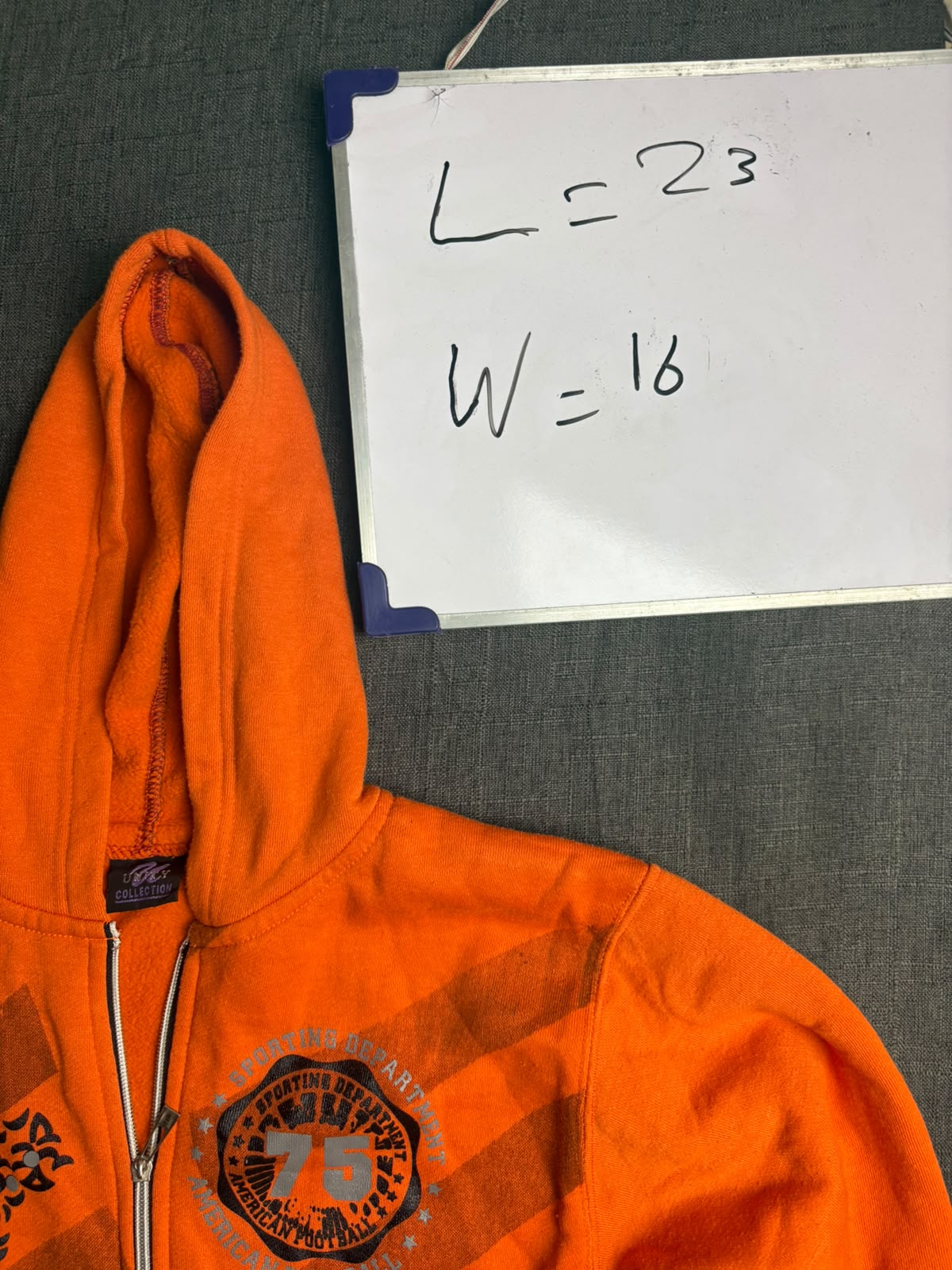 Orange Hoodie