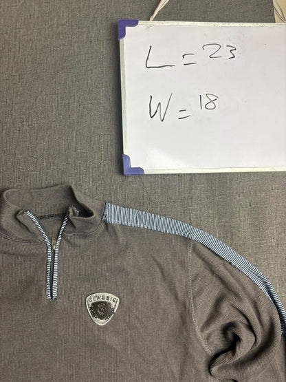 Grey Quatar Zipper